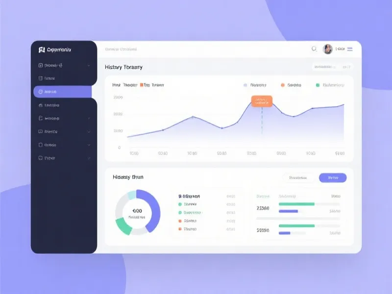 数据统计走势图界面